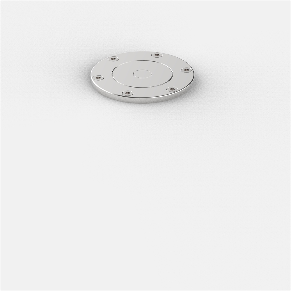 AWB60AX – Ø 61 mm Awning post base AISI 316 - Image 2