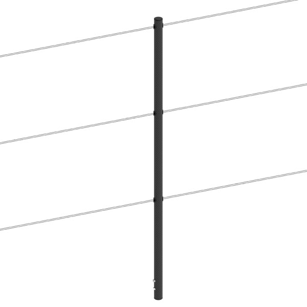 ST30_1000 – Removable stanchion Ø 30 mm for passing guardlines custom H
