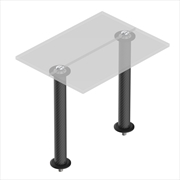 REMOVABLE TABLE FITTING (COMPATIBLE WITH REMOVABLE TABLE TOP RT8060 AND RT12080)