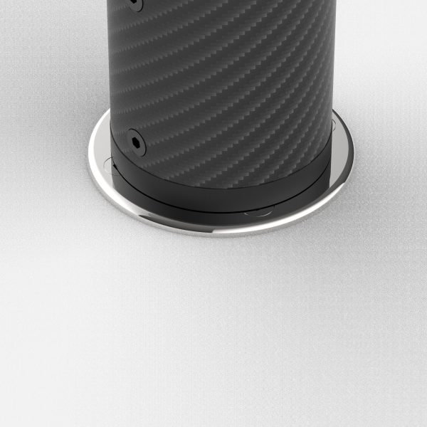 AWB-SCR AC – Base con flangia forata e chiusura automatica per fissaggio a vite - immagine 5